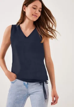 Jersey Spitzendetail Top
