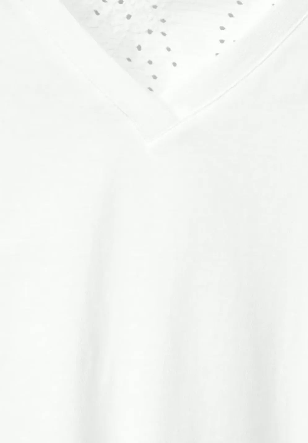 Jersey Spitzendetail Top