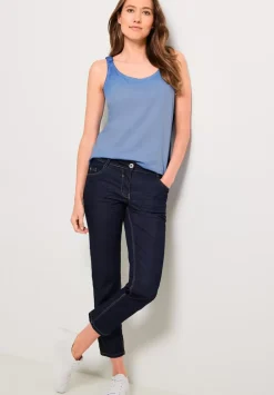 Jersey Top In Unifarbe