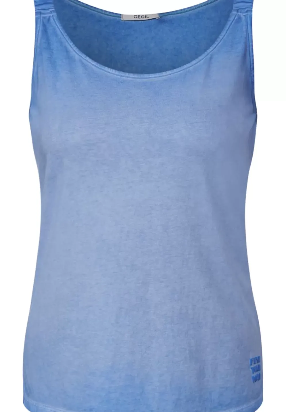 Jersey Top In Unifarbe