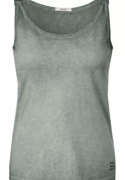Jersey Top In Unifarbe