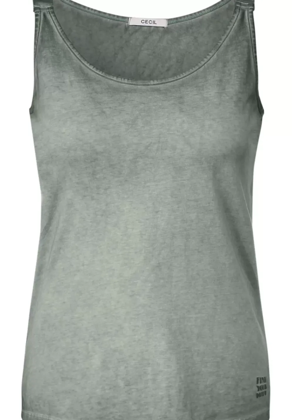 Jersey Top In Unifarbe