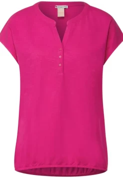 Jersey T-Shirt In Unifarbe