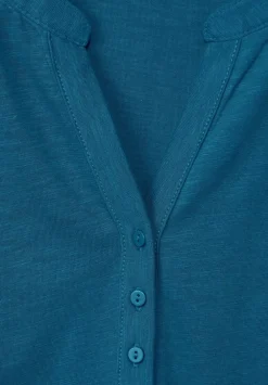 Jersey T-Shirt In Unifarbe
