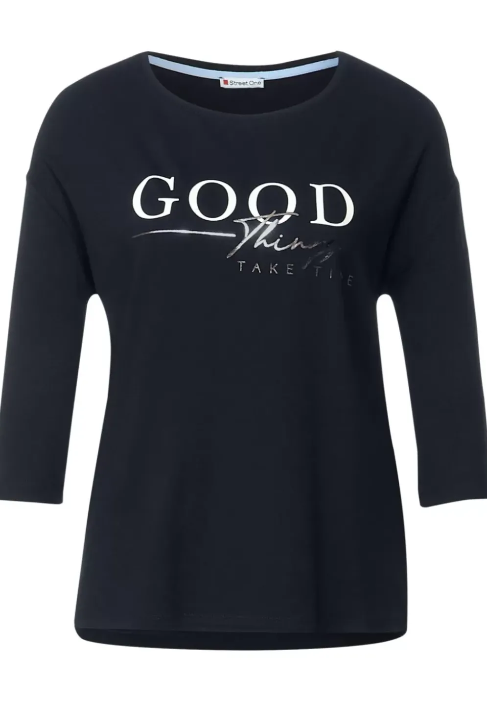 Jersey T-Shirt Mit Wording