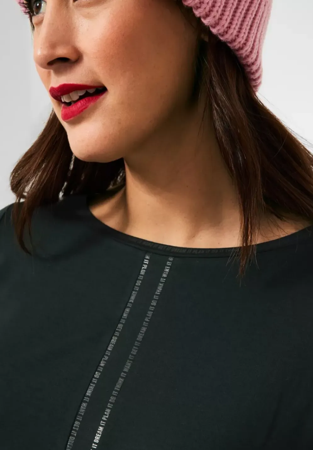Jerseyshirt Mit Wordingprint