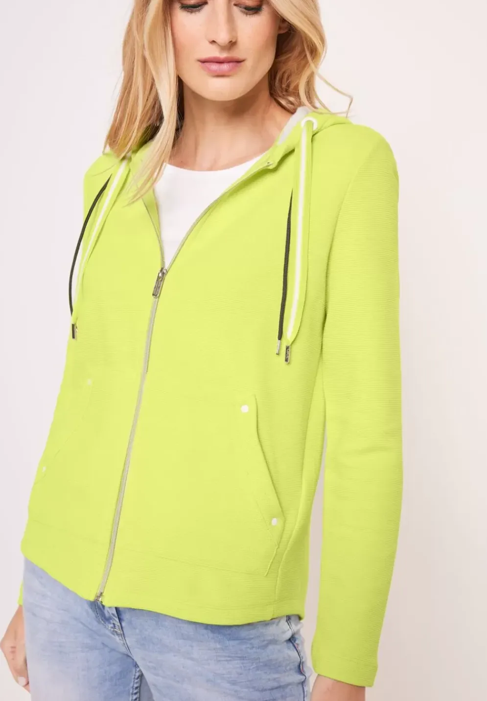 Kapuzen Shirtjacke