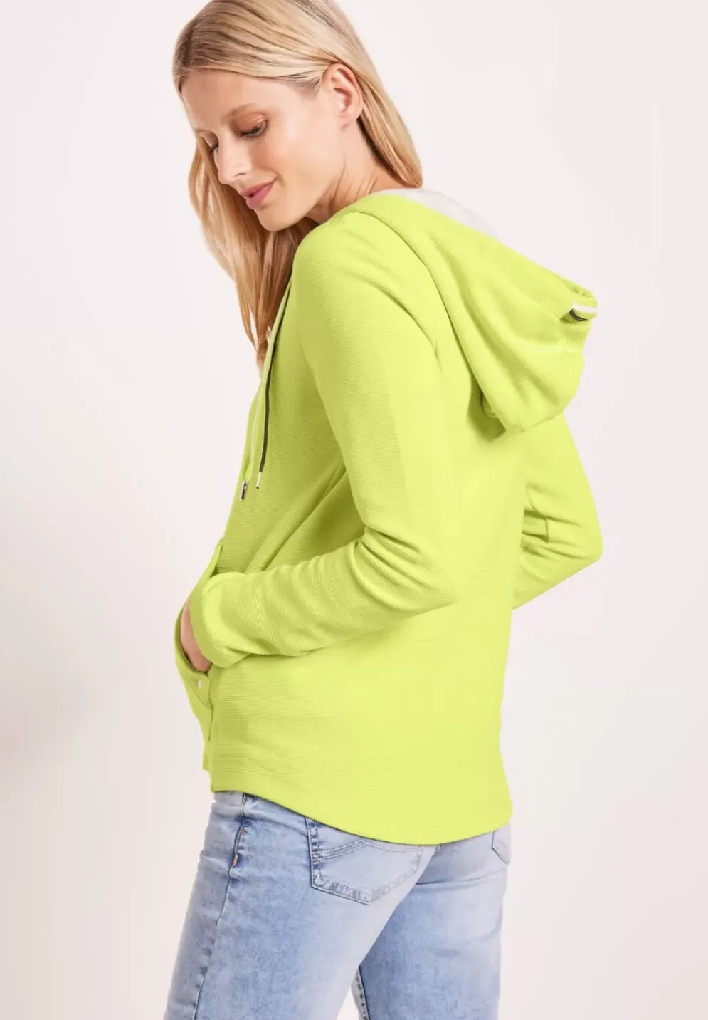 Kapuzen Shirtjacke