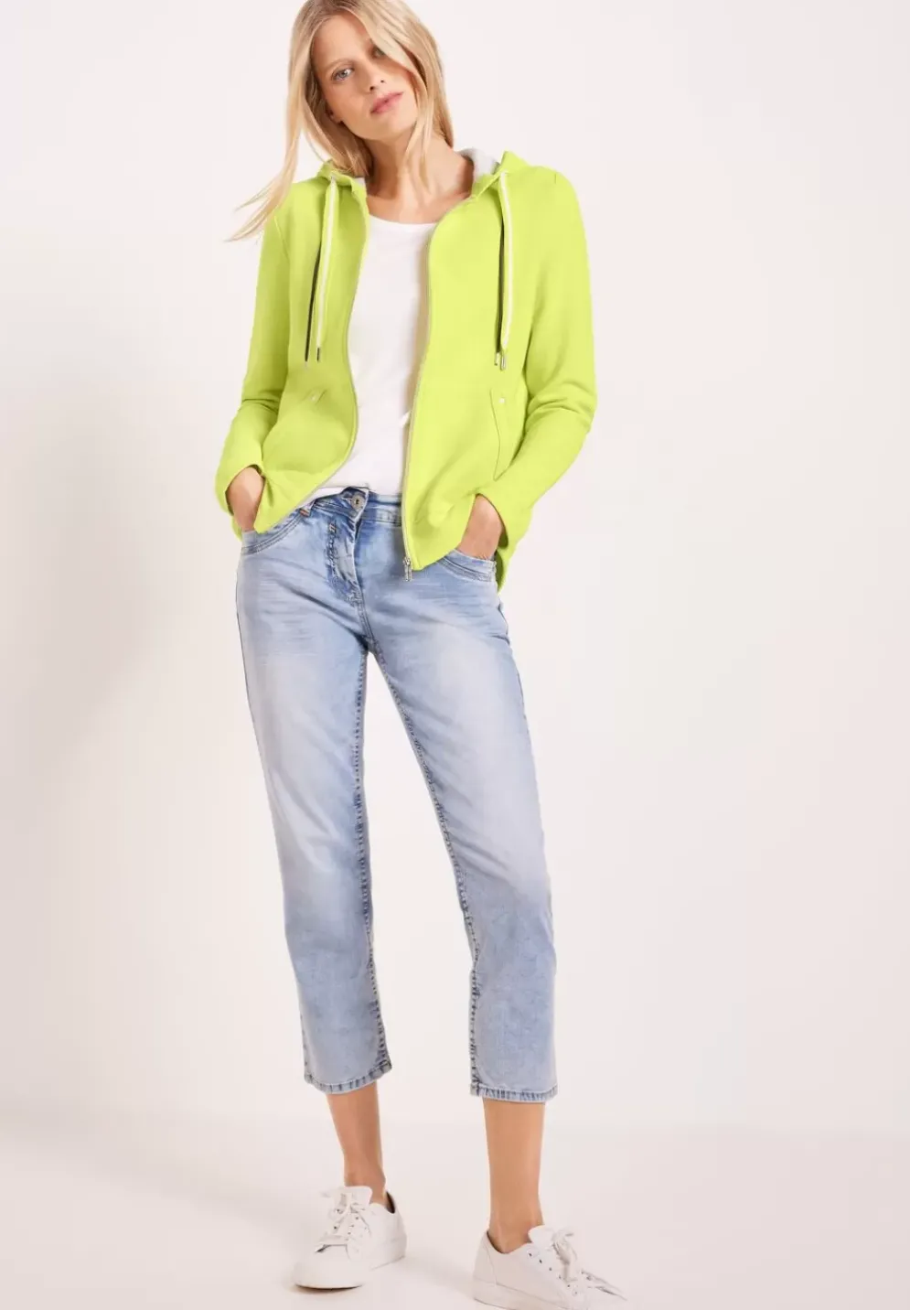 Kapuzen Shirtjacke