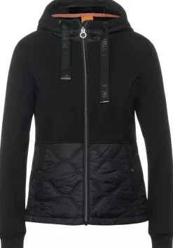 Kapuzenjacke Im Materialmix
