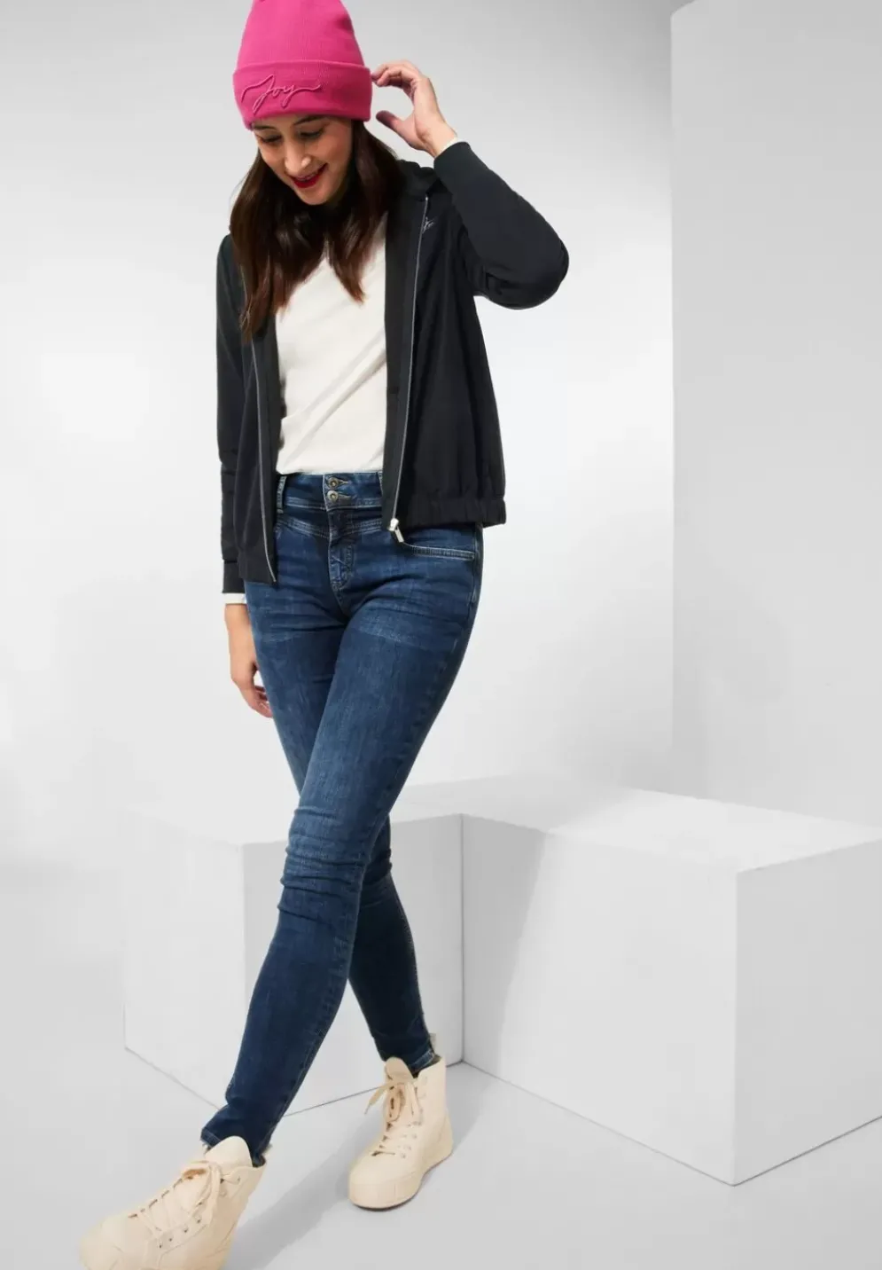 Kapuzenjacke Mit Print