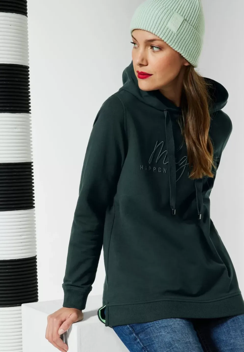 Kapuzenpullover Mit Wording
