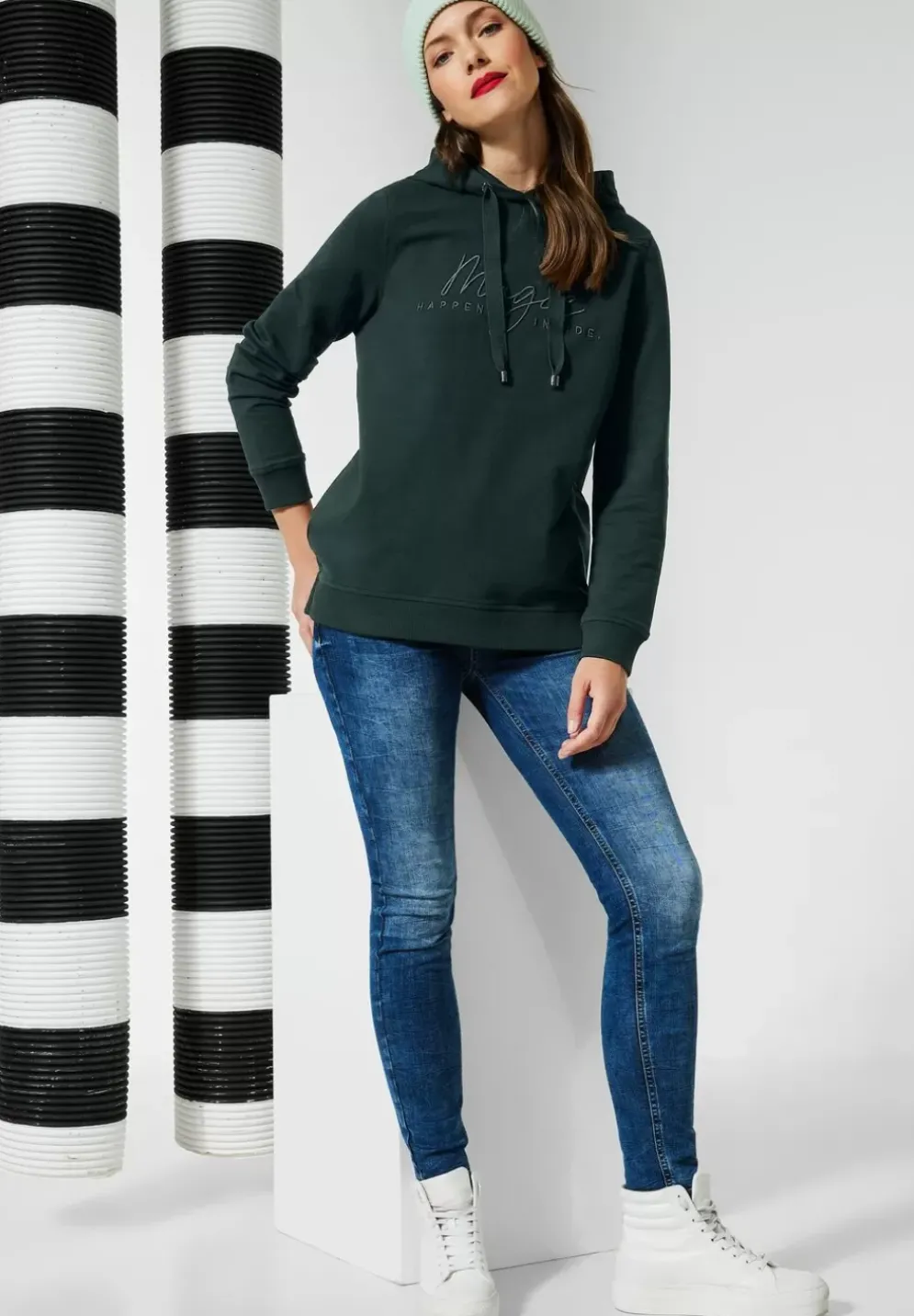 Kapuzenpullover Mit Wording