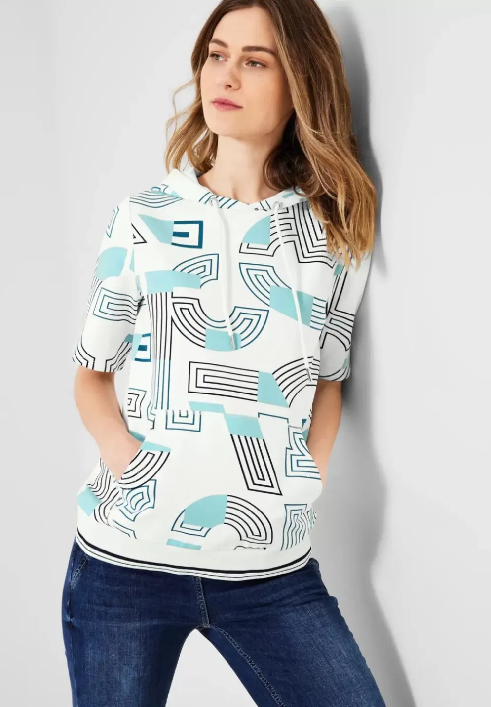 Kapuzenshirt Mit Print