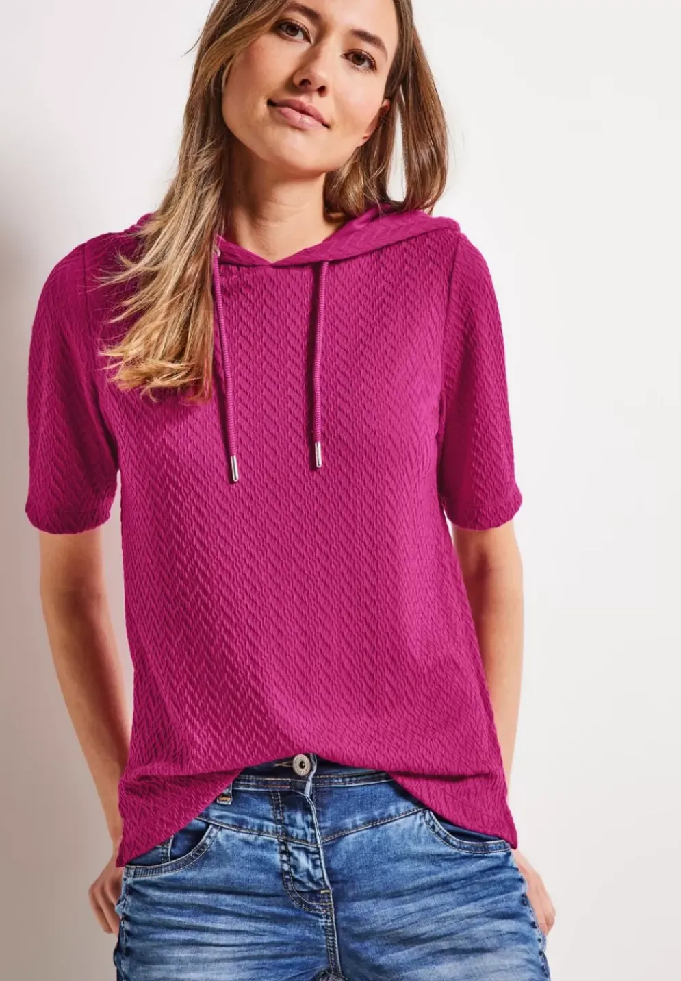 Kapuzenshirt Mit Struktur