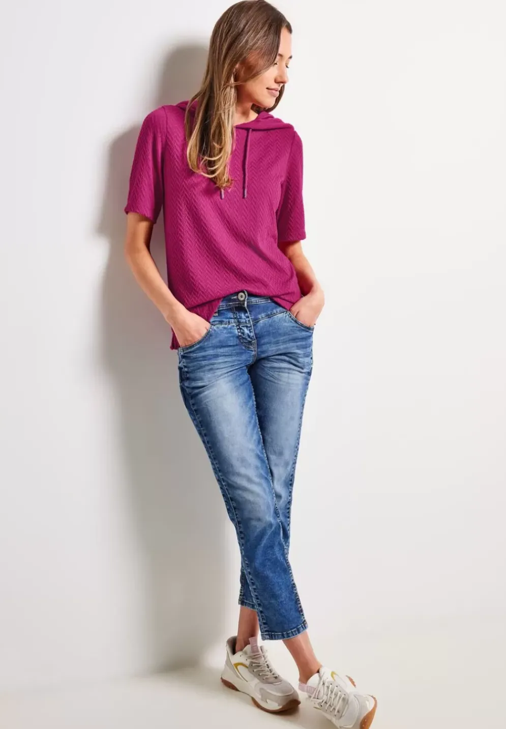 Kapuzenshirt Mit Struktur