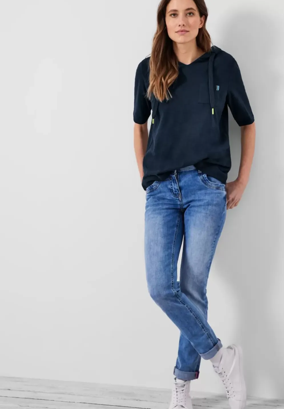 Kapuzenshirt Mit Struktur