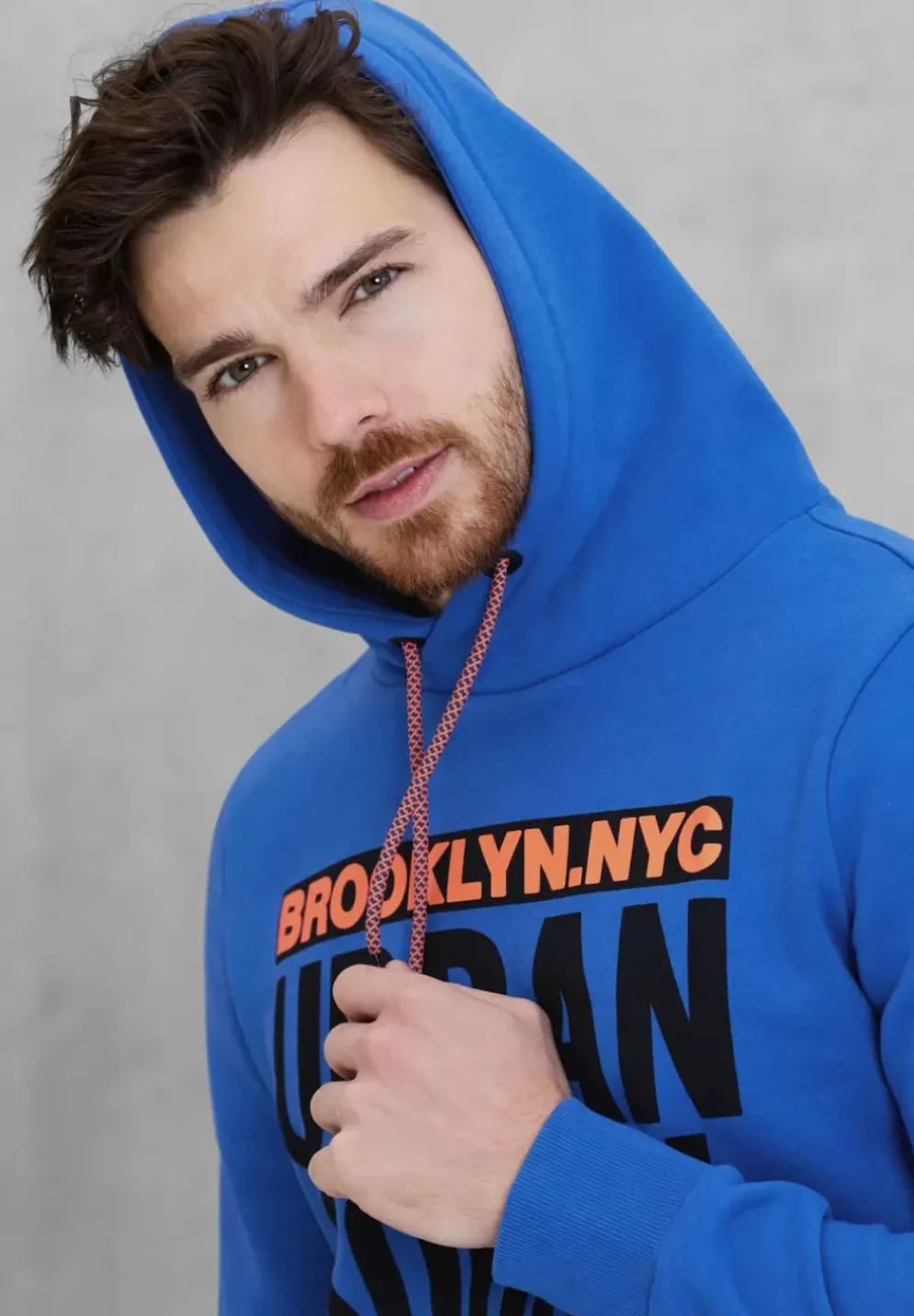 Kapuzensweatshirt Mit Print