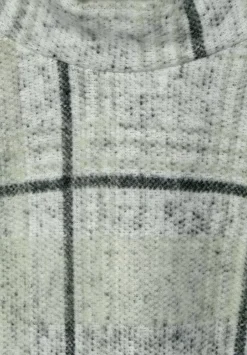 Kariertes Stehkragenshirt