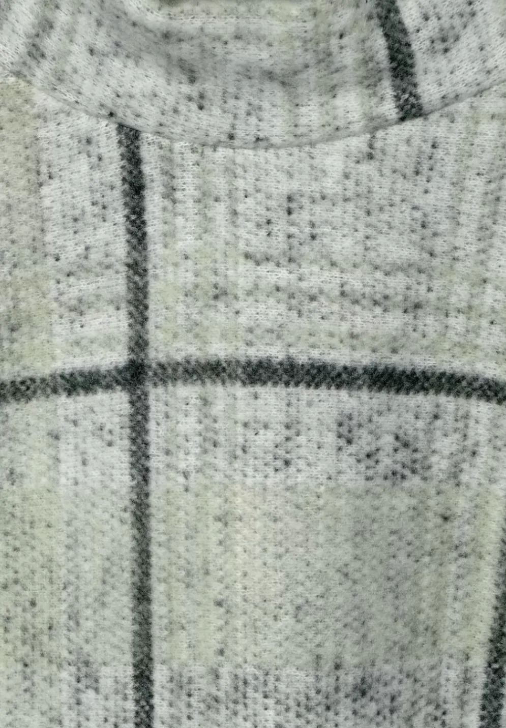 Kariertes Stehkragenshirt