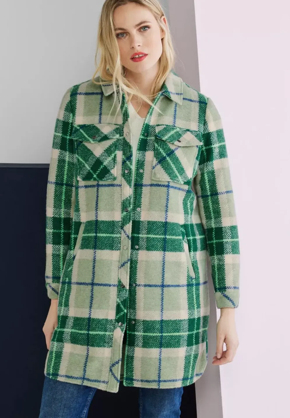 Karo Overshirtjacke