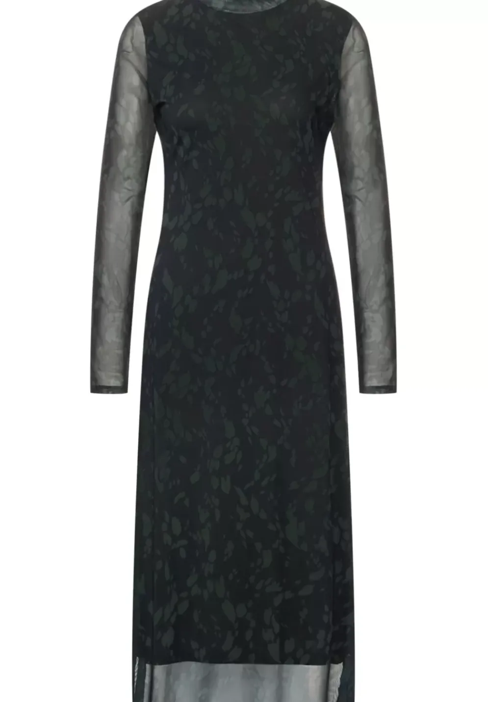 Kleid In Mesh Optik