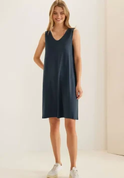 Kleid In Unifarbe