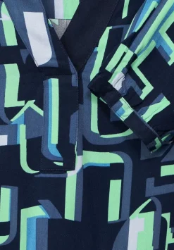Kleid Mit Allover Print