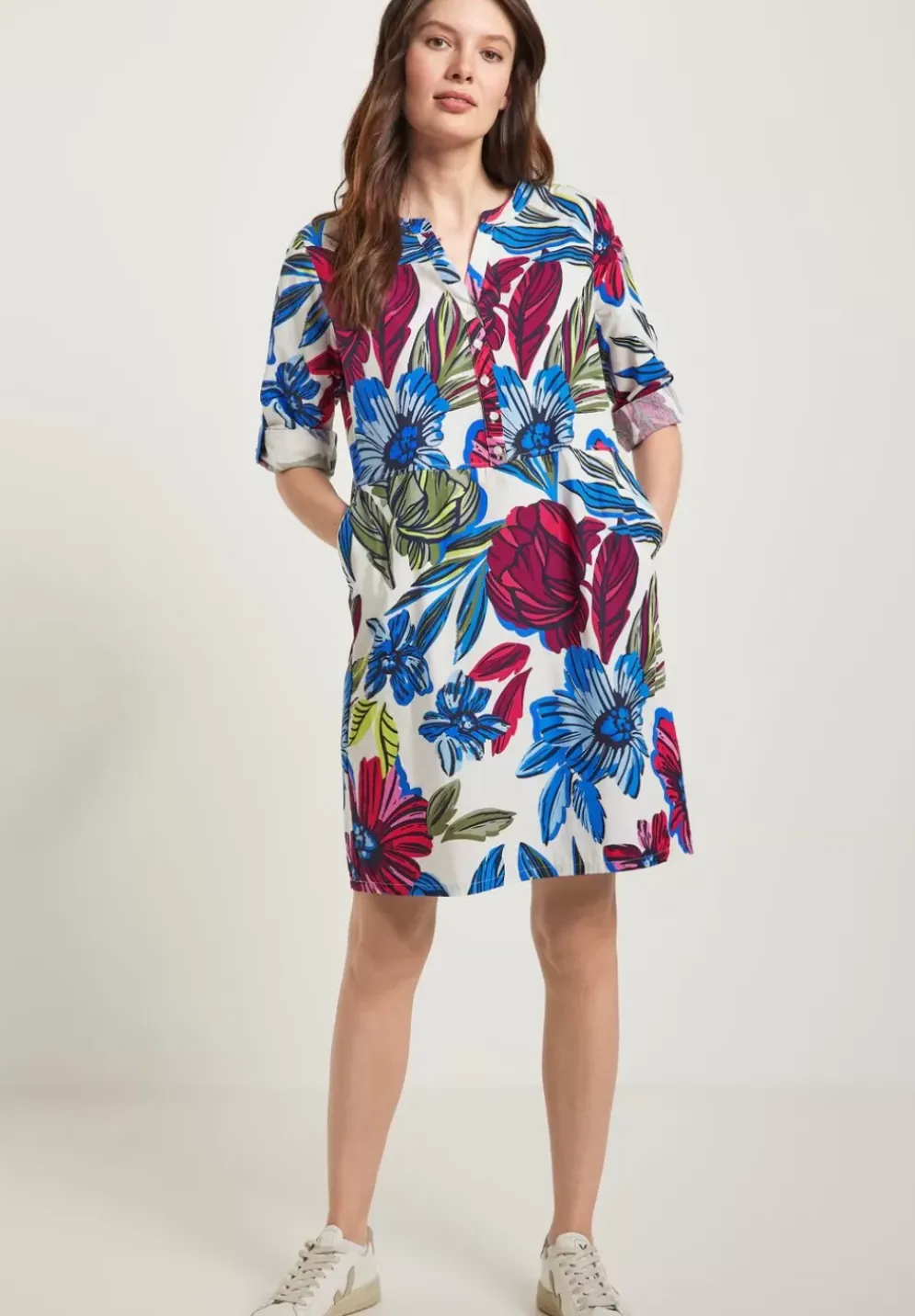 Kleid Mit Blumenprint