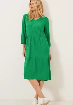 Kleid Mit Struktur