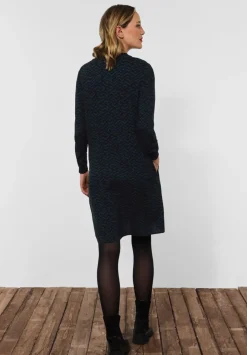 Kleid Mit Zick Zack Muster