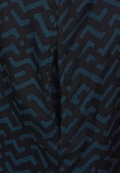 Kleid Mit Zick Zack Muster