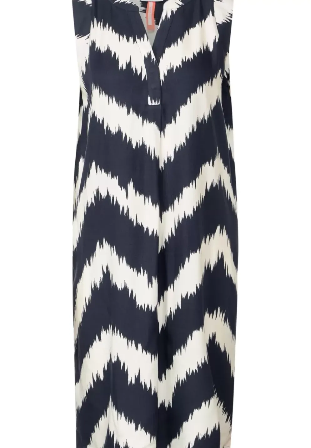 Kleid Mit Zick Zack Print