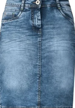 Knielanger Jeansrock