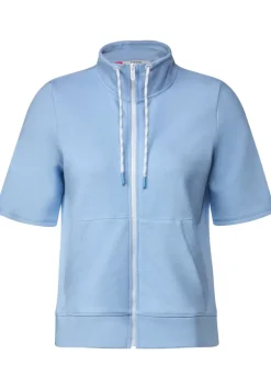 Kurzarm Sweatjacke
