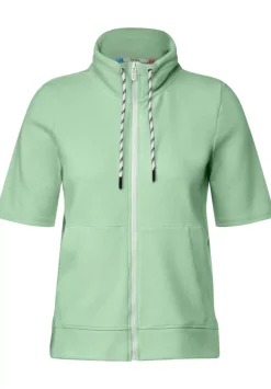 Kurzarm Sweatjacke