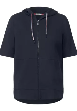 Kurzarm Sweatjacke
