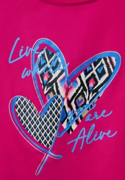 Kurzarm T-Shirt Mit Print