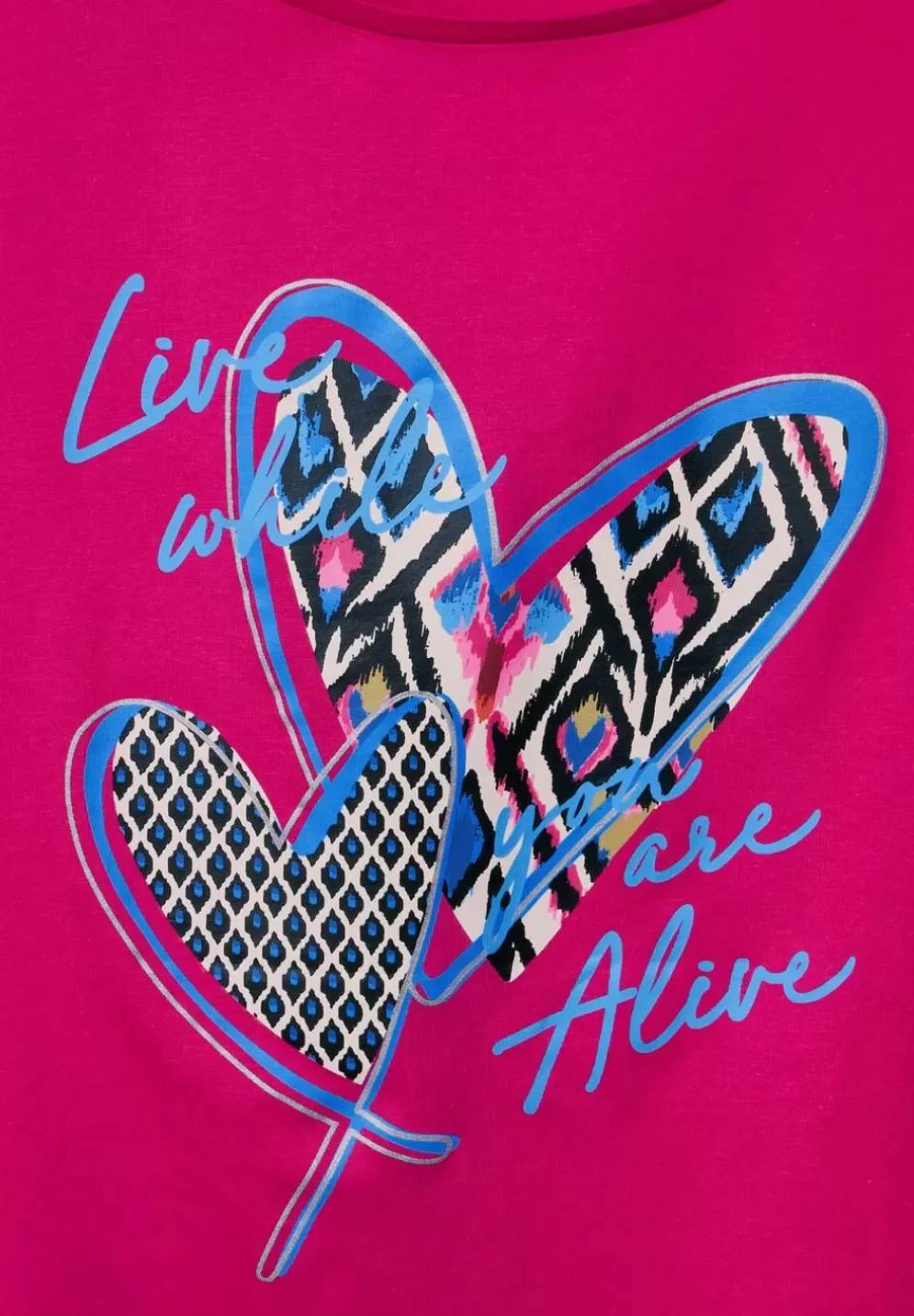 Kurzarm T-Shirt Mit Print