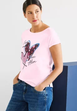 Kurzarm T-Shirt Mit Print