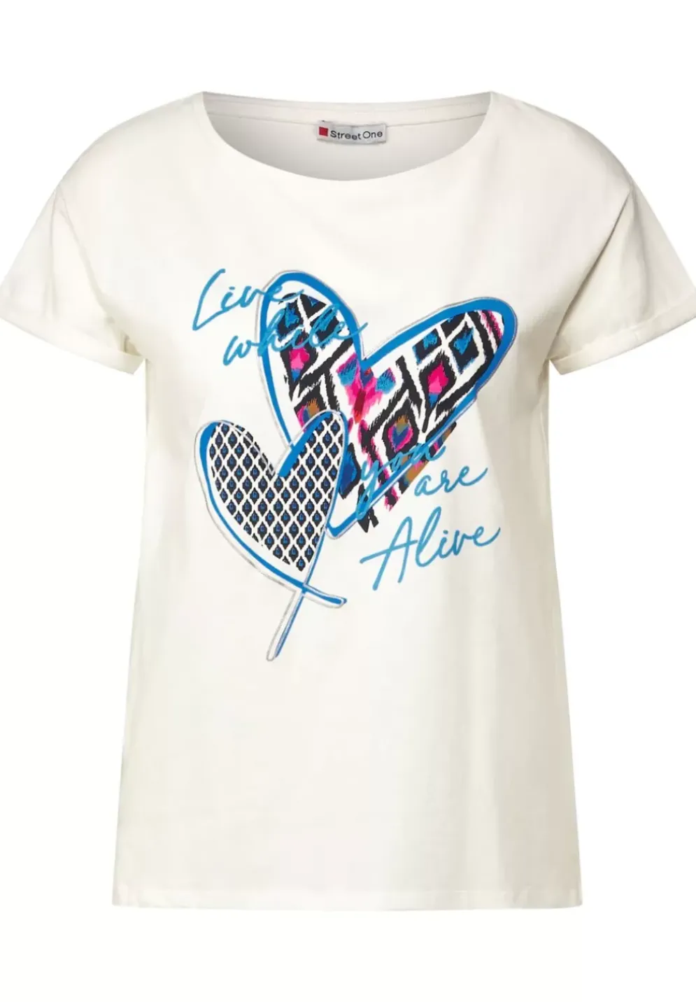 Kurzarm T-Shirt Mit Print