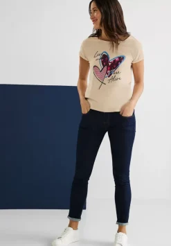 Kurzarm T-Shirt Mit Print