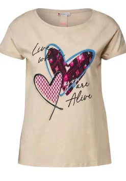 Kurzarm T-Shirt Mit Print