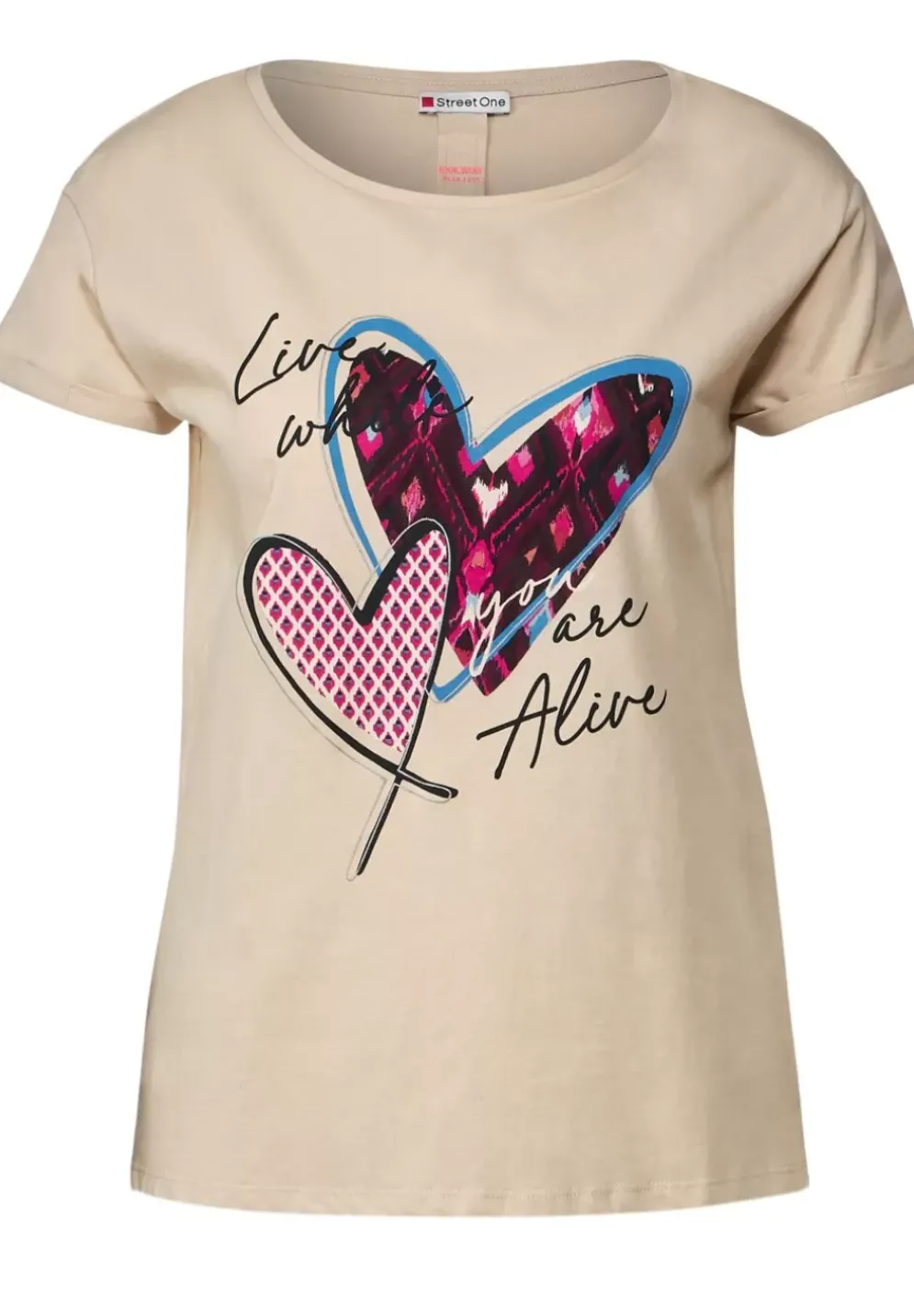 Kurzarm T-Shirt Mit Print