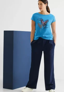 Kurzarm T-Shirt Mit Print