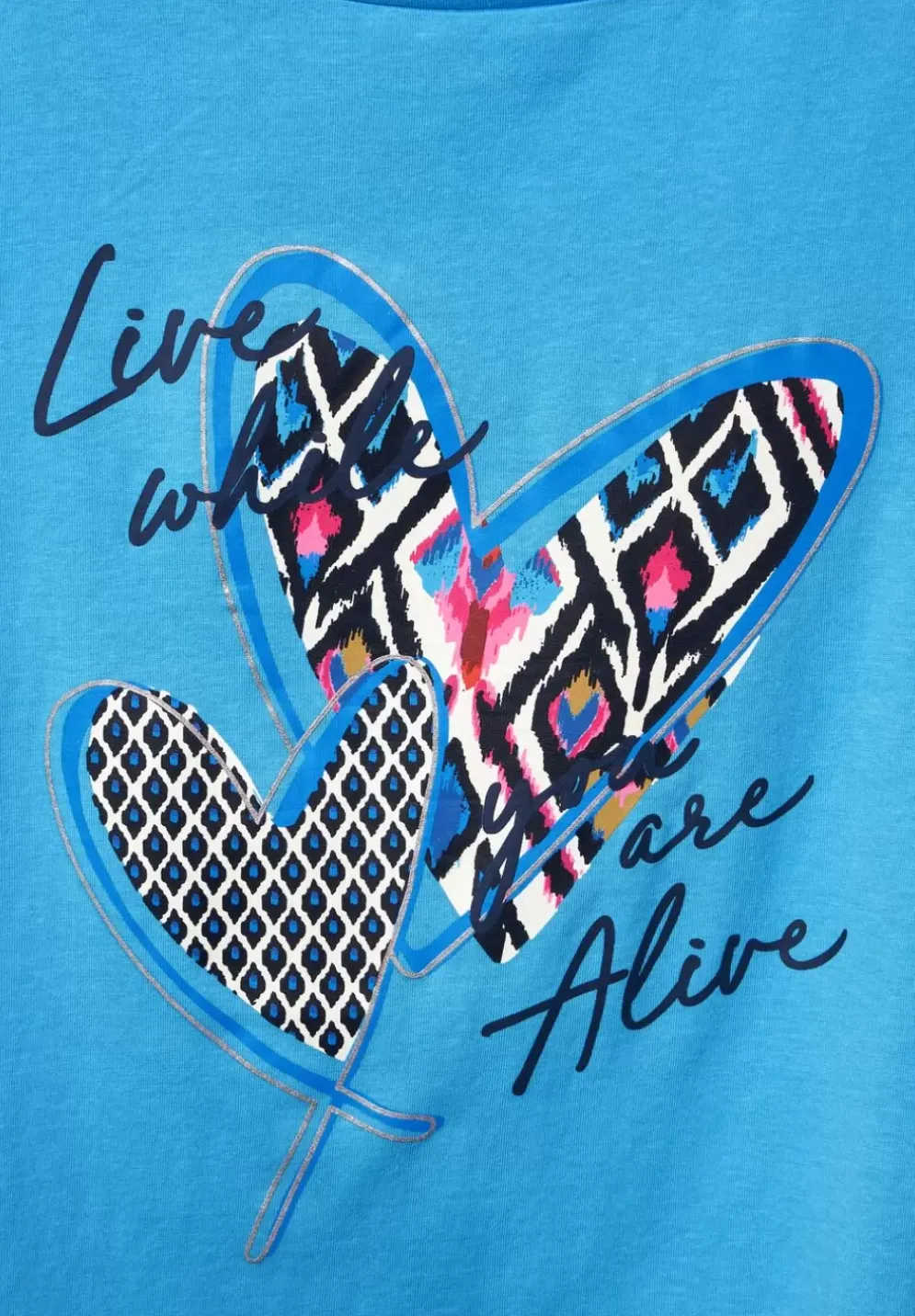Kurzarm T-Shirt Mit Print