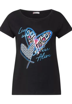 Kurzarm T-Shirt Mit Print