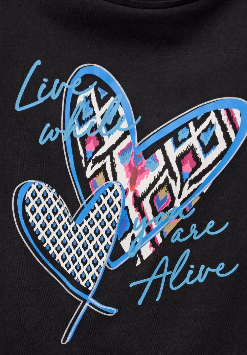 Kurzarm T-Shirt Mit Print