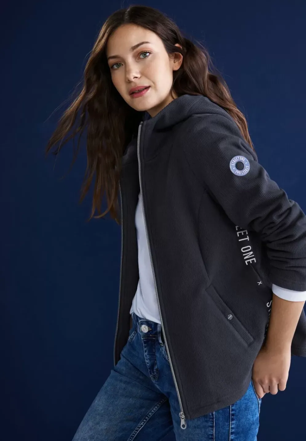 Kurze Doubleface Jacke