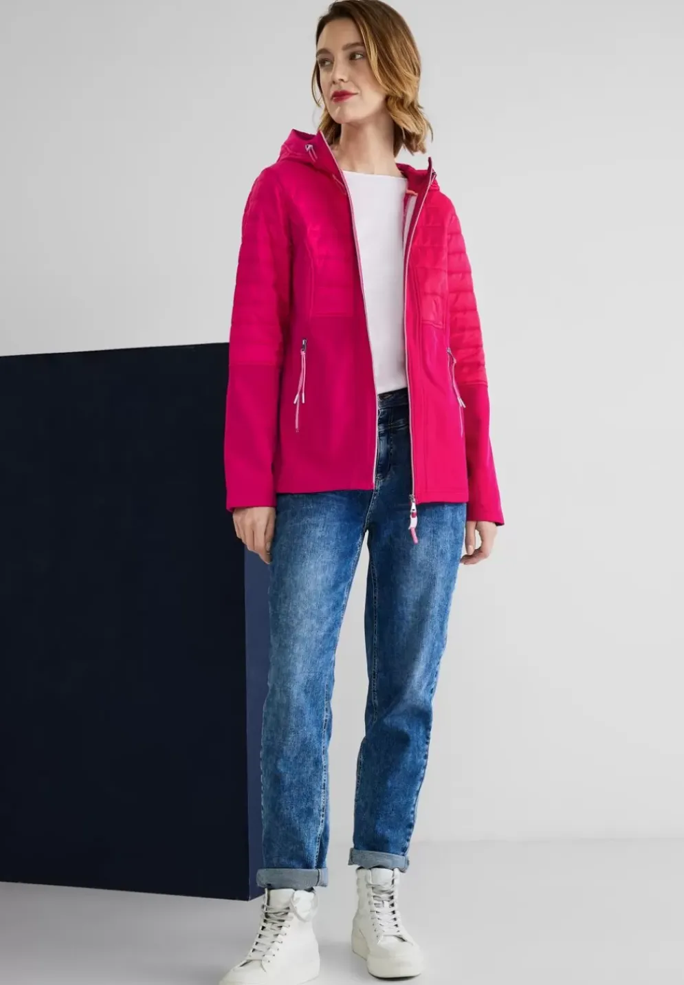 Kurze Softshelljacke